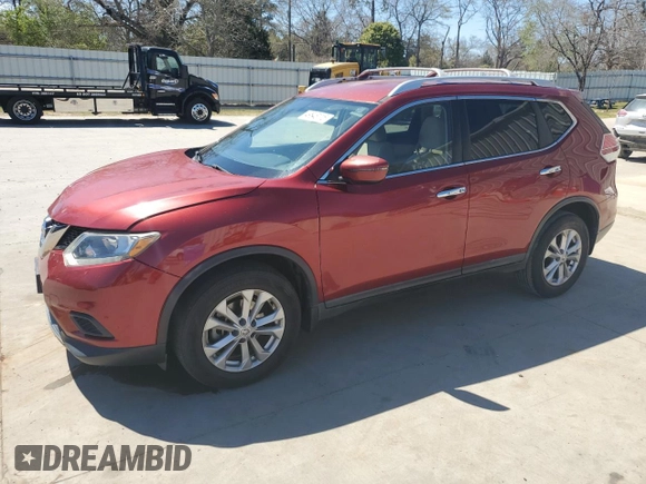 2016 Nissan Rogue S with VIN KNMAT2MT8GP688990, listed as a Copart auction lot 49648115 with 160,657 mi miles and Salvage Title. Bid and sale history available at DreamBid. Image 1.