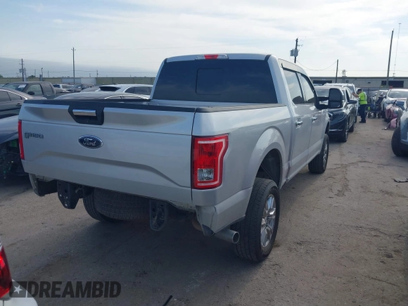 2017 Ford F-150 XL with VIN 1FTEW1CF2HKE45012, listed as a IAAI auction lot 42038478 with 76,284 mi miles and . Bid and sale history available at DreamBid. Image 4.