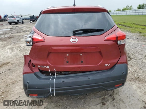 2020 Nissan Kicks SV with VIN 3N1CP5CV1LL503351, listed as a Copart auction lot 51179905 with 51,122 mi miles and Salvage Title. Bid and sale history available at DreamBid. Image 6.
