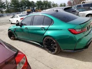 2021 BMW M3 Competition z VIN WBS33AY02MFL25551, wystawiony jako Copart lot #47571513 z przebiegiem Nie podano mil oraz . Historia ofert i sprzedaży dostępna na DreamBid. Obrazek 2.