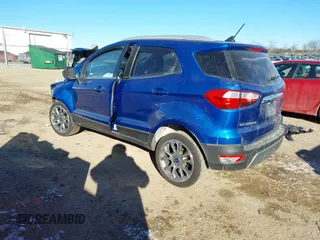 2019 Ford EcoSport Titanium with VIN MAJ3S2KE8KC253571, listed as a IAAI auction lot 41423542 with 123,392 mi miles and . Bid and sale history available at DreamBid. Image 3.