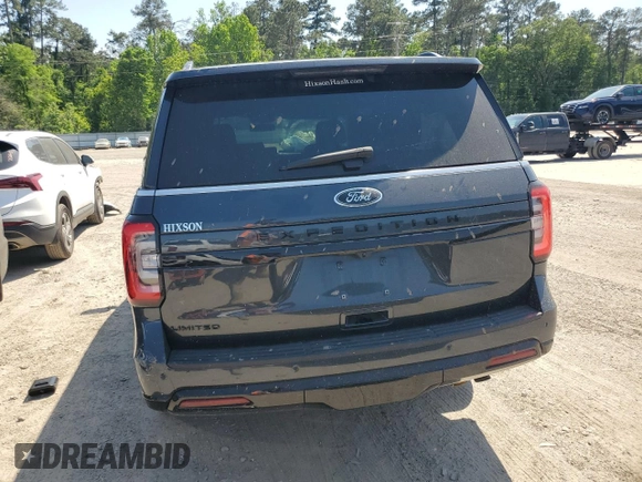 2024 Ford Expedition Limited with VIN 1FMJU2AG0REA09583, listed as a Copart auction lot 53268825 with 9,274 mi miles and Salvage title. Bid and sale history available at DreamBid. Image 6.