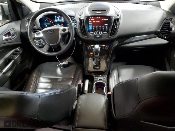 2016 Ford Escape Titanium with VIN 1FMCU9J95GUC27654, listed as a Copart auction lot 51950575 with 101,220 mi miles and Salvage Title. Bid and sale history available at carsss.com. Image 8.