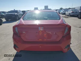 2016 Honda Civic EX with VIN 2HGFC2F72GH543505, listed as a Copart auction lot 87954465 with 25,690 mi miles and Salvage Title. Bid and sale history available at DreamBid. Image 6.