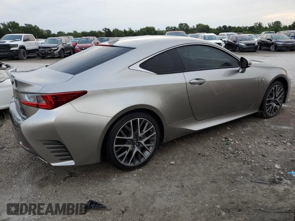 2017 Lexus RC 300 with VIN JTHSM5BC9H5002800, listed as a Copart auction lot 55964014 with 86,154 mi miles and Salvage title. Bid and sale history available at DreamBid. Image 3.