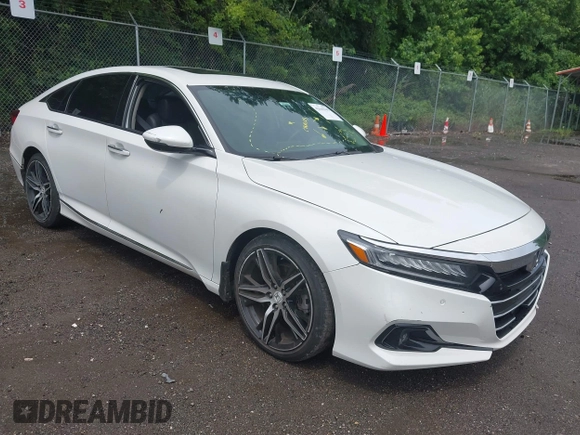 2021 Honda Accord Touring с VIN 1HGCV2F94MA016364, выставлен на аукционе IAAI как лот 42645945 с пробегом 98 534 миль миль и . История ставок и продаж доступна на DreamBid. Изображение 1.