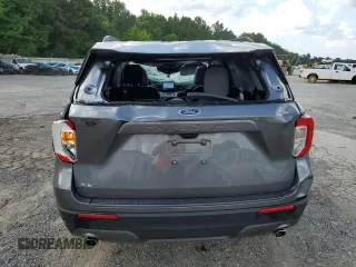 2023 Ford Explorer XLT with VIN 1FMSK7DH1PGC12480, listed as a Copart auction lot 61403655 with 20,555 mi miles and Salvage title. Bid and sale history available at DreamBid. Image 6.