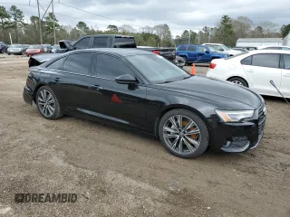 2021 Audi A6 Premium Plus with VIN WAUE8AF27MN011032, listed as a Copart auction lot 41499313 with 23,109 mi miles. Bid and sale history available at carsss.com. Image 4.