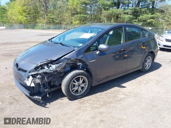 2011 Toyota Prius I with VIN JTDKN3DU6B0275402, listed as a IAAI auction lot 42150534 with 217,942 mi miles and . Bid and sale history available at DreamBid. Image 2.