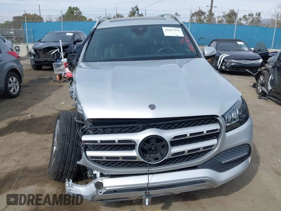2020 Mercedes-Benz GLS 450 with VIN 4JGFF5KE2LA188979, listed as a IAAI auction lot 41687936 with 68,536 mi miles and . Bid and sale history available at DreamBid. Image 12.