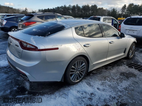 2018 Kia Stinger with VIN KNAE15LA1J6020242, listed as a Copart auction lot 45310925 with 137,771 mi miles and Salvage Title. Bid and sale history available at DreamBid. Image 3.