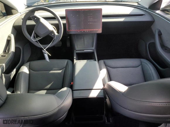 2024 Tesla Model 3 with VIN 5YJ3E1EA0RF784894, listed as a Copart auction lot 49793075 with 10,329 mi miles and Salvage Title. Bid and sale history available at carsss.com. Image 8.