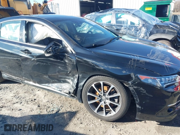 2015 Acura TLX V6 Advance with VIN 19UUB2F75FA003279, listed as a IAAI auction lot 41748861 with 80,103 mi miles. Bid and sale history available at carsss.com. Image 6.