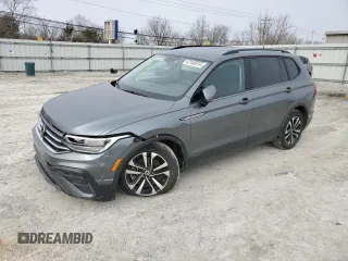 2023 Volkswagen Tiguan S with VIN 3VVRB7AX1PM046760, listed as a Copart auction lot 47740915 with 48,541 mi miles and Clean title. Bid and sale history available at DreamBid. Image 1.