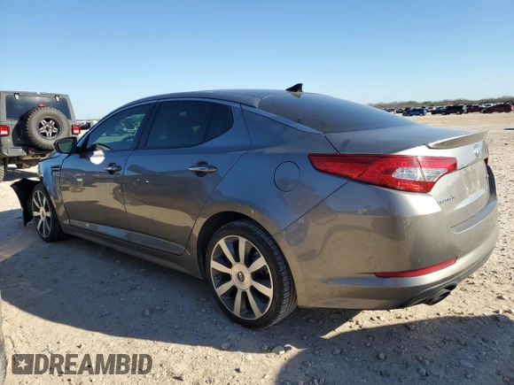 2013 Kia Optima SX with VIN 5XXGR4A66DG182998, listed as a Copart auction lot 46853795 with 138,362 mi miles and Salvage Title. Bid and sale history available at carsss.com. Image 2.