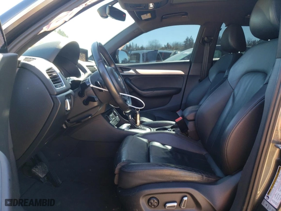 2018 Audi Q3 Premium Plus with VIN WA1JCCFS7JR020792, listed as a Copart auction lot 46618355 with 146865 miles and Salvage Title. Bid and sale history available at carsss.com. Image 7.