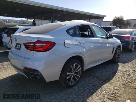 2016 BMW X6 sDrive35i with VIN 5UXKU0C52G0F92193, listed as a Copart auction lot 41029243 with 225,982 mi miles. Bid and sale history available at carsss.com. Image 3.