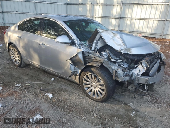 2012 Buick Regal with VIN 2G4GT5GK7C9179878, listed as a Copart auction lot 75122973 with 121,773 mi miles and Salvage Title. Bid and sale history available at DreamBid. Image 4.