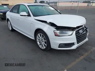 2016 Audi A4 Premium with VIN WAUAFAFL9GN000714, listed as a IAAI auction lot 41460938 with 119,897 mi miles. Bid and sale history available at carsss.com. Image 1.
