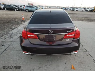 2014 Acura RLX Tech Pkg with VIN JH4KC1F51EC006225, listed as a Copart auction lot 48402475 with 162,645 mi miles and Salvage Title. Bid and sale history available at carsss.com. Image 6.