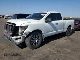 2020 Nissan Titan Pro-4X with VIN 1N6AA1CD5LN509396, listed as a Copart auction lot 57782715 with 41,889 mi miles and Salvage title. Bid and sale history available at DreamBid. Image 1.