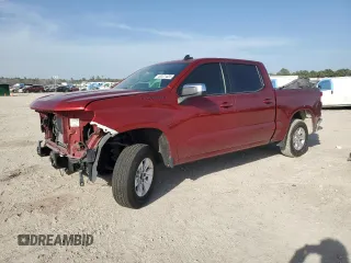 2022 Chevrolet Silverado 1500 LT with VIN 3GCPWCEDXNG172775, listed as a Copart auction lot 48471425 with 91,231 mi miles and Salvage Title. Bid and sale history available at DreamBid. Image 1.