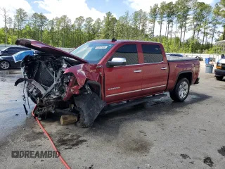 2018 GMC Sierra 1500 SLT z VIN 3GTU2NEC1JG163426, wystawiony jako Copart lot #52675585 z przebiegiem Nie podano mil oraz Szkoda całkowita • Salvage title. Historia ofert i sprzedaży dostępna na DreamBid. Obrazek 1.