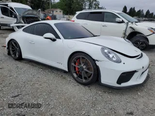 2018 Porsche 911 GT3 with VIN WP0AC2A92JS175473, listed as a Copart auction lot 54748994 with 24,601 mi miles. Bid and sale history available at carsss.com. Image 4.