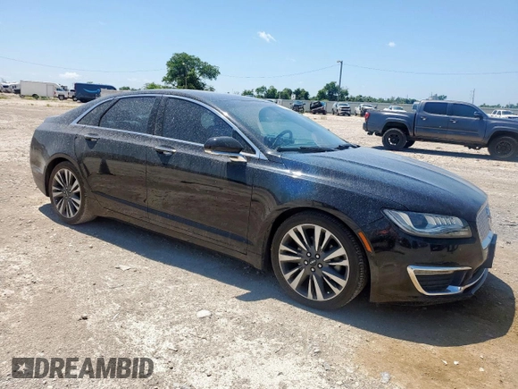 2019 Lincoln MKZ Reserve II with VIN 3LN6L5E91KR607819, listed as a Copart auction lot 58174935 with 45,128 mi miles and Clean title. Bid and sale history available at DreamBid. Image 4.