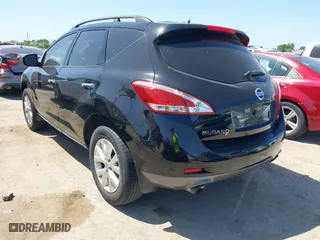 2013 Nissan Murano LE with VIN JN8AZ1MU1DW212796, listed as a IAAI auction lot 42004635 with 184,670 mi miles. Bid and sale history available at carsss.com. Image 3.