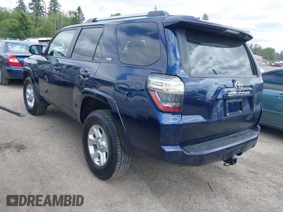 2024 Toyota 4Runner SR5 with VIN JTEMU5JR0R6243619, listed as a IAAI auction lot 42439304 with 24,506 mi miles and . Bid and sale history available at DreamBid. Image 3.