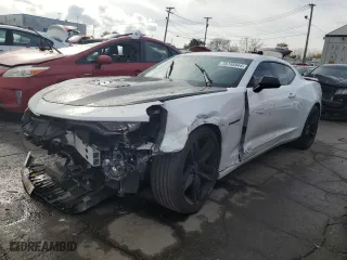 2021 Chevrolet Camaro 2SS with VIN 1G1FH1R70M0102938, listed as a Copart auction lot 78745944 with 19,366 mi miles and Salvage Title. Bid and sale history available at carsss.com. Image 1.