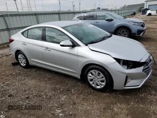 2019 Hyundai Elantra SE with VIN 5NPD74LF2KH430395, listed as a Copart auction lot 50257315 with 53,487 mi miles and Salvage Title. Bid and sale history available at DreamBid. Image 4.