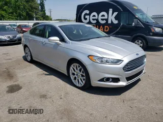 2014 Ford Fusion Titanium с VIN 3FA6P0K90ER363283, выставлен на аукционе Copart как лот 55156795 с пробегом 54 099 миль миль и Списание • Salvage title. История ставок и продаж доступна на DreamBid. Изображение 4.