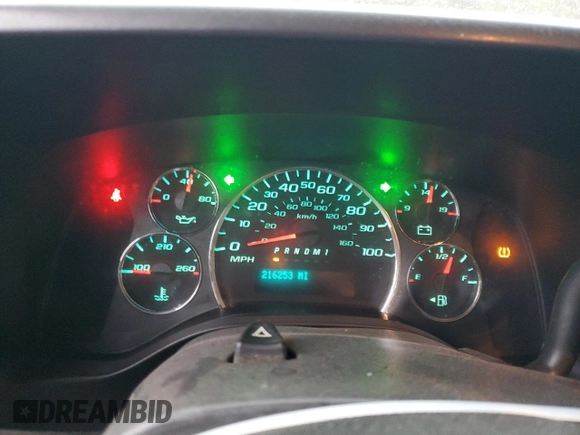 2015 Chevrolet Express Cargo with VIN 1GCWGFCF9F1276785, listed as a Copart auction lot 44939555 with 216,253 mi miles and Salvage title. Bid and sale history available at DreamBid. Image 9.