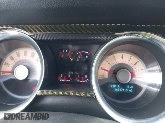 2011 Ford Mustang GT with VIN 1ZVBP8CF0B5107488, listed as a IAAI auction lot 42078619 with 148,171 mi miles. Bid and sale history available at carsss.com. Image 7.