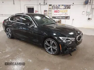 2021 BMW 3 Series 330i xDrive with VIN 3MW5R7J00M8B96193, listed as a IAAI auction lot 41541263 with 55,020 mi miles. Bid and sale history available at carsss.com. Image 1.