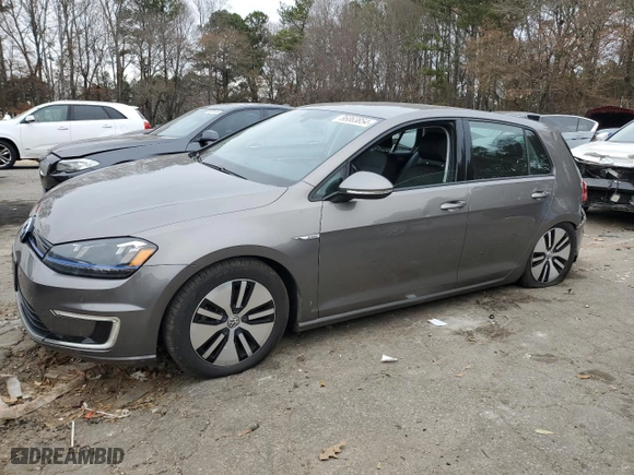 2016 Volkswagen e-Golf SEL Premium with VIN WVWPP7AU9GW904537, listed as a Copart auction lot 86063854 with 59,789 mi miles and Salvage Title. Bid and sale history available at carsss.com. Image 1.