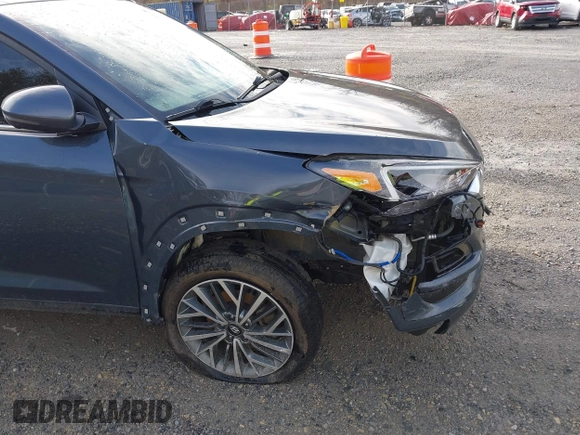 2019 Hyundai Tucson Ultimate with VIN KM8J3CAL6KU042315, listed as a IAAI auction lot 41924215 with 105,333 mi miles. Bid and sale history available at carsss.com. Image 6.