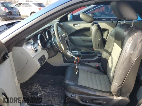2008 Ford Mustang GT Deluxe with VIN 1ZVHT85H085191860, listed as a Copart auction lot 46396055 with 114,703 mi miles and Salvage Title. Bid and sale history available at DreamBid. Image 7.