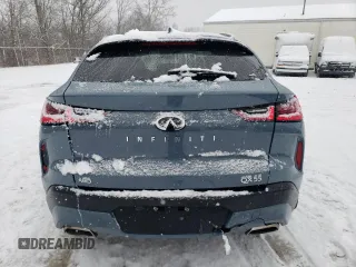 2022 Infiniti QX55 Sensory with VIN 3PCAJ5L38NF101543, listed as a Copart auction lot 86468694 with 45,409 mi miles and Salvage title. Bid and sale history available at DreamBid. Image 6.