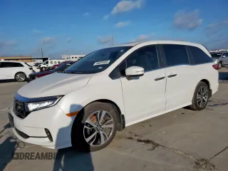 2024 Honda Odyssey Touring with VIN 5FNRL6H82RB013455, listed as a Copart auction lot 46659405 with 13,857 mi miles and Salvage Title. Bid and sale history available at carsss.com. Image 1.