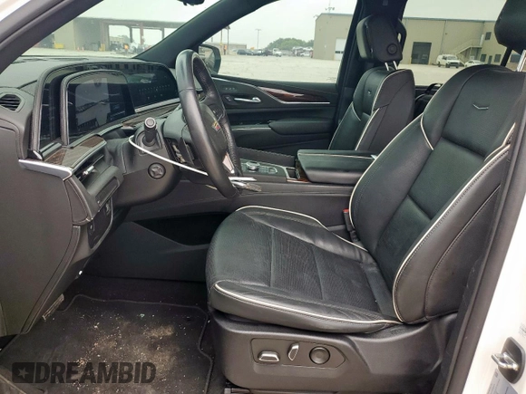 2022 Cadillac Escalade RWD Premium Luxury with VIN 1GYS3BKL2NR355879, listed as a Copart auction lot 56738155 with Not provided miles and Salvage title. Bid and sale history available at DreamBid. Image 7.