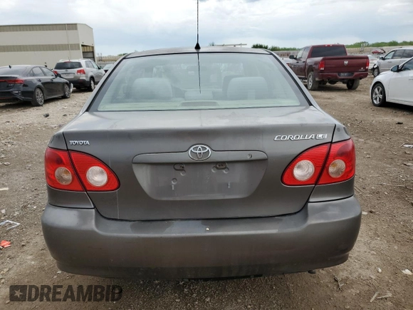 2006 Toyota Corolla CE with VIN 1NXBR32E86Z658655, listed as a Copart auction lot 53738415 with 171,972 mi miles and Clean Title. Bid and sale history available at DreamBid. Image 6.