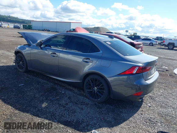 2014 Lexus IS 250 with VIN JTHCF1D27E5002995, listed as a IAAI auction lot 42229124 with 158,144 mi miles and . Bid and sale history available at DreamBid. Image 3.