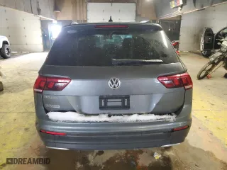 2021 Volkswagen Tiguan S with VIN 3VV1B7AX8MM010816, listed as a Copart auction lot 45718545 with 75,384 mi miles and Salvage Title. Bid and sale history available at carsss.com. Image 6.