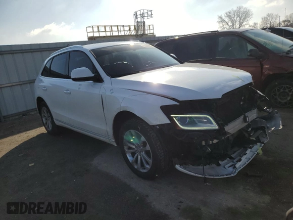 2017 Audi Q5 Premium with VIN WA1C2AFPXHA027160, listed as a Copart auction lot 44220035 with 128,233 mi miles and Salvage title. Bid and sale history available at DreamBid. Image 4.