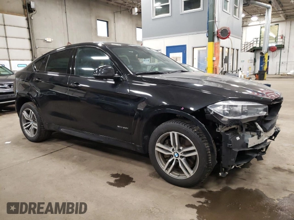 2019 BMW X6 xDrive50i with VIN 5UXKU6C5XKLP60489, listed as a Copart auction lot 82862163 with 25,346 mi miles. Bid and sale history available at carsss.com. Image 4.