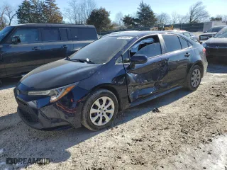2022 Toyota Corolla LE with VIN 5YFEPMAE1NP358496, listed as a Copart auction lot 46326875 with 66,692 mi miles and Salvage Title. Bid and sale history available at carsss.com. Image 1.