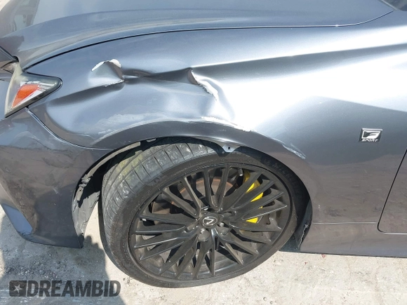 2016 Lexus RC 350 F Sport with VIN JTHHE5BC0G5014047, listed as a IAAI auction lot 42066120 with 112,998 mi miles and . Bid and sale history available at DreamBid. Image 6.